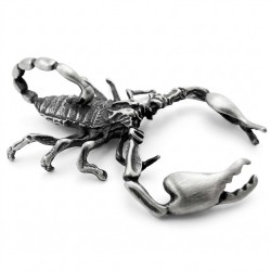 Potężny Męski Wisiorek Skorpion 13,5g  | 5cm| Srebro 925 Oksydowane lub złoto 333, 585, 750