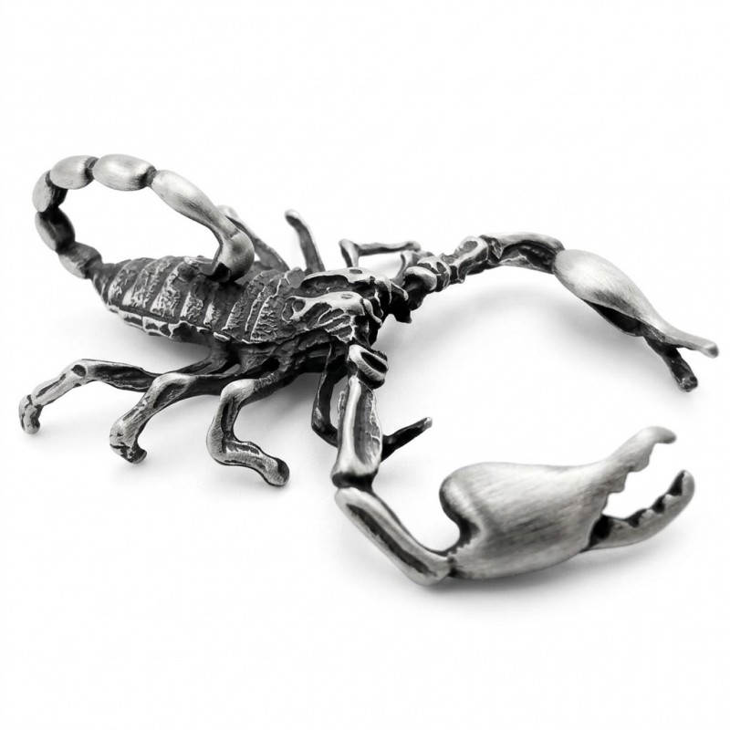 Potężny Męski Wisiorek Skorpion 13,5g  | 5cm| Srebro 925 Oksydowane lub złoto 333, 585, 750