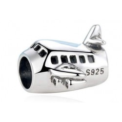 Charms samolot srebro 925...