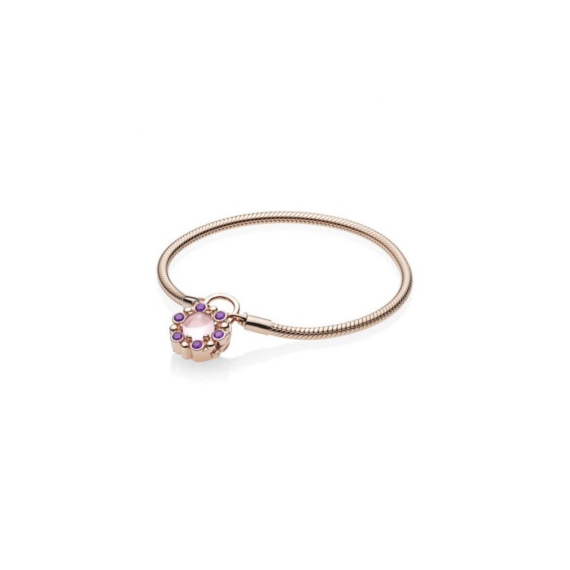 Bransoletka Pandora Rose Moments, różowy i fioletowy kryształ 587635NPM