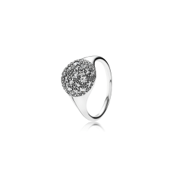 Pierścionek ze srebra, cyrkonia sześcienna Cosmic Stars Statement Ring 190914CZ Pandora